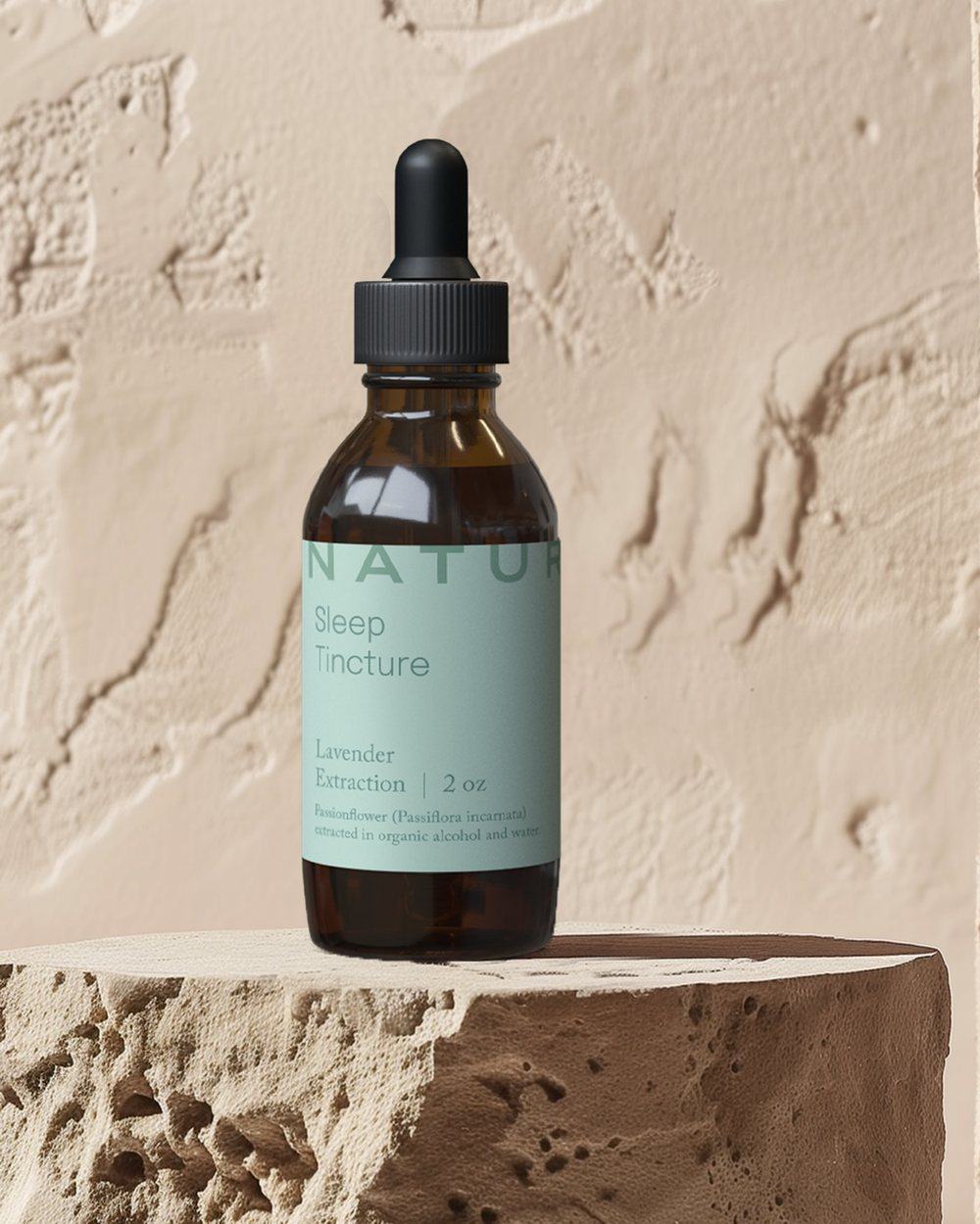 Sanatura tincture on stone